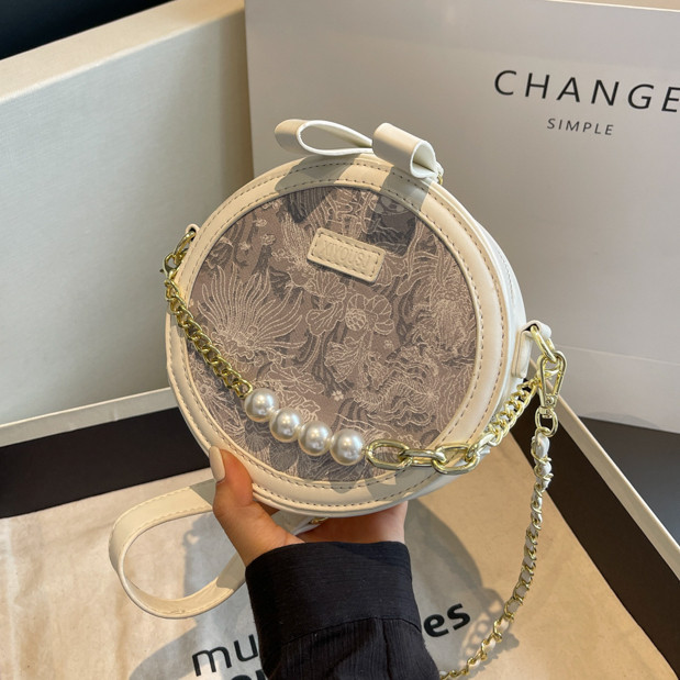 HF 32142 TAS SELEMPANG WANITA SLINGBAG BULAT TAS TANGAN SLINGBAG FASHION TAS LUCU KOREA AESTHETIC