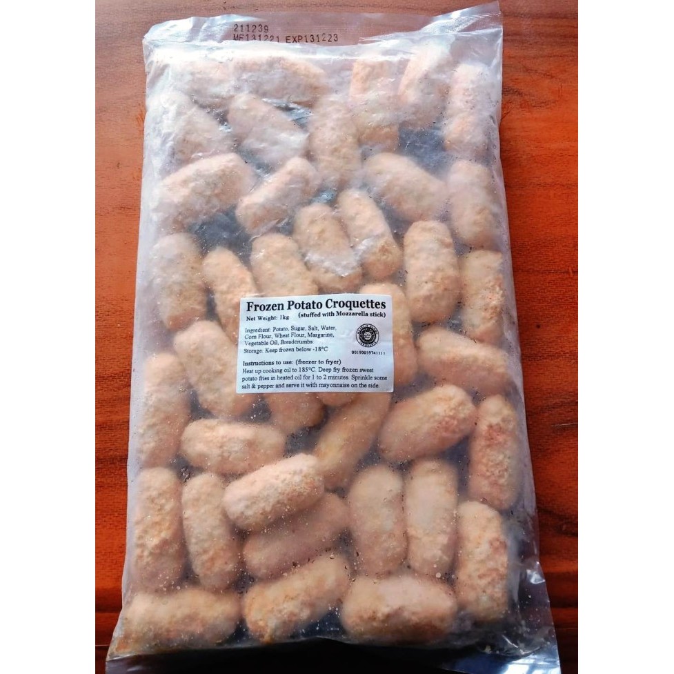 

Best Seller POTATO CROQUETH WITH MOZARELLA 1KG