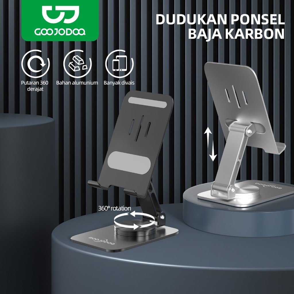 GOOJODOQ Tablet Stand Phone Stand Holder For iPad Pro 11 10th 10.2 7th 8th 9th Gen 360 degree rotata