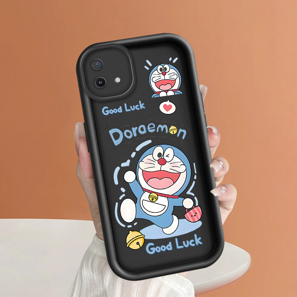 Casing Hp Untuk OPPO A16K A16E Silikon Handphone Sofcase Cesing Mode Silicone Softcase Doraemon 4177
