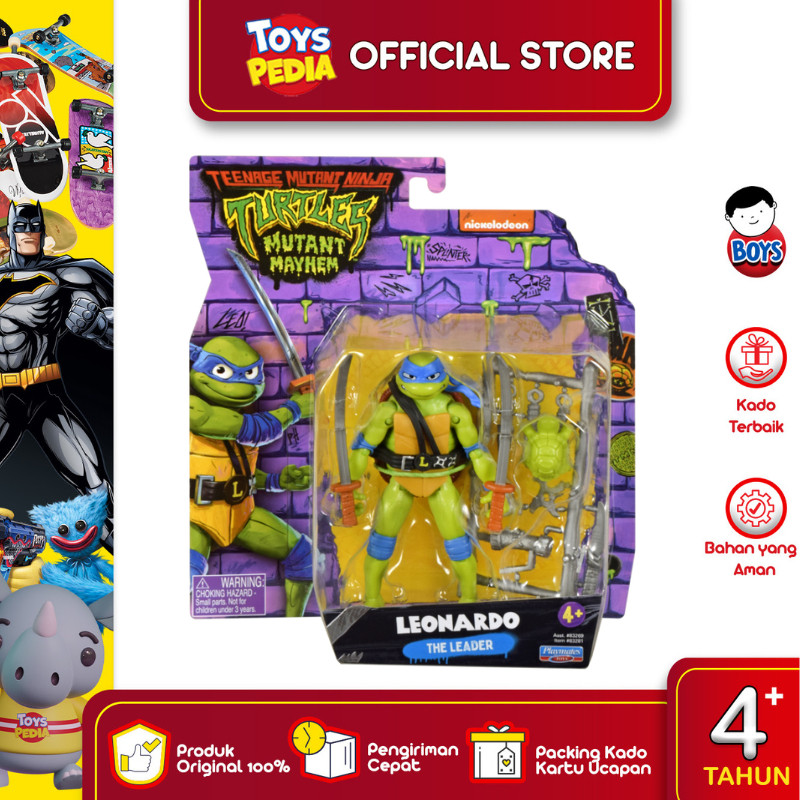 CA18 Mainan figur TMNT Movie Basic