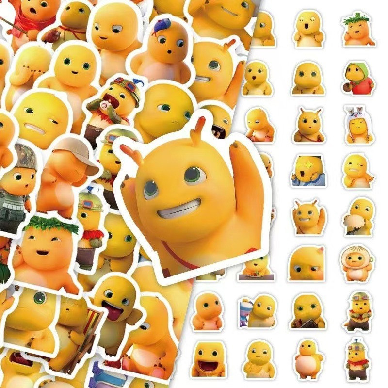 

COD DIY Scrapbook Bahan Ponsel Notebook Stiker Dekoratif Kartun Susu Naga Stiker