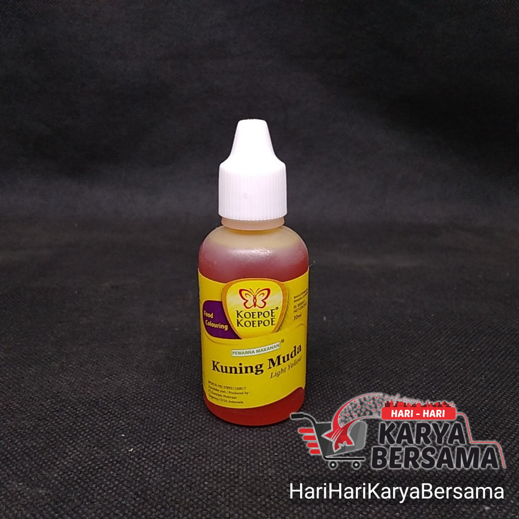 

KOEPOE KOEPOE PEWARNA MAKANAN KUNING MUDA LIGHT YELLOW 30ML
