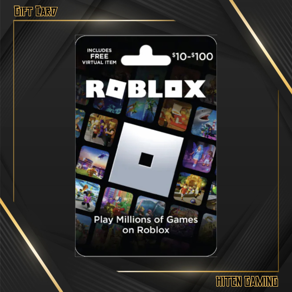 Voucher Roblox Robux Card Gift Cards 4500 / 10000 / 22500 Robux [Digital Code]