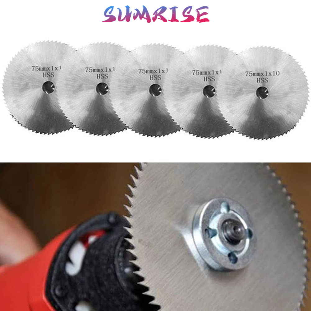 Cutting Wheel Mata Gerinda Mini 3 inch 75x1.0x10mm Potong Kayu Besi Kaca Keramik Amplas Batu Asa Mul