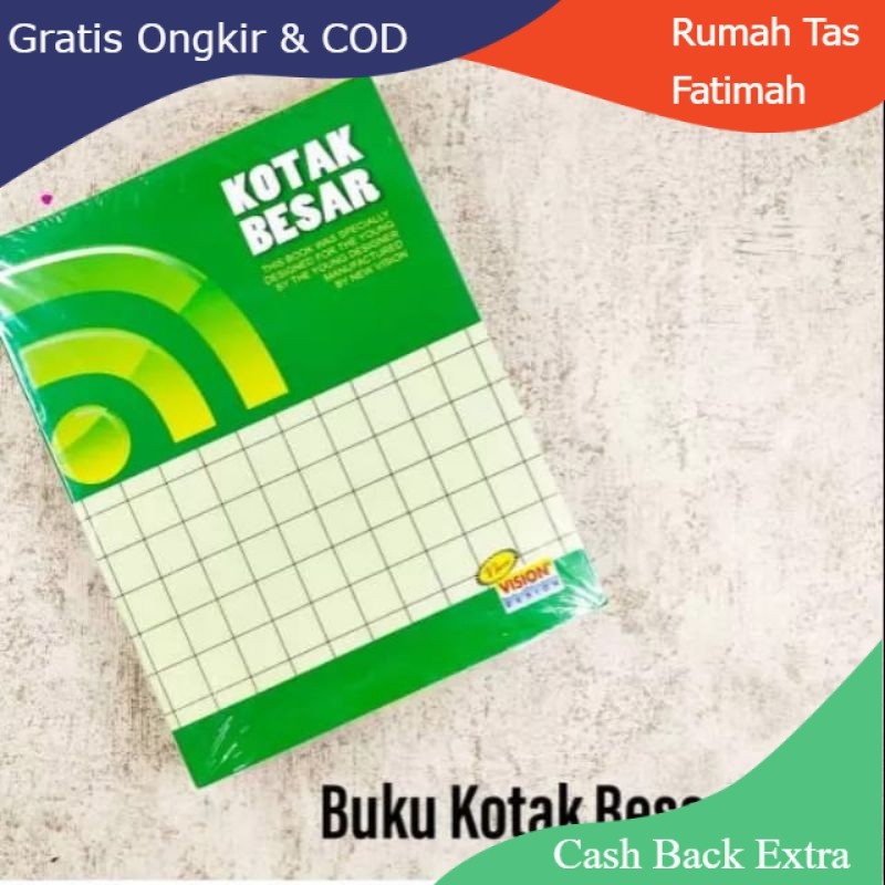 

Promo BUKU KOTAK BESAR VISION ISI 30 / BUKU KOTAK MATEMATIKA / BUKU KOTAK BESAR MURAH By Rumah Tas Fatimah