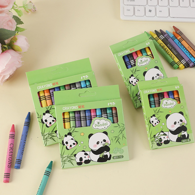 

-ss- KRAYON PASTEL ISI 6, 8 DAN 12 UKURAN MINI MOTIF KAPIBARA, PANDA DAN KARTUN LAINNYA LUCU IMUT