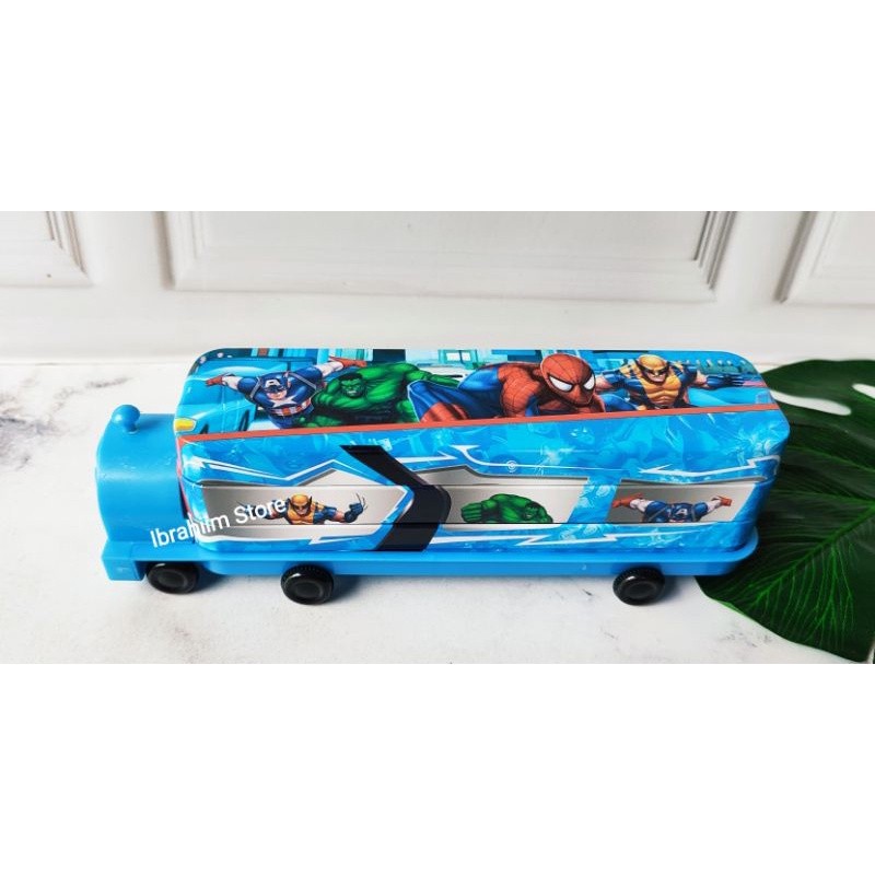 Promo TERBARU TEMPAT PENSIL ANAK LAKI LAKI KARAKTER KERETA API MURAH TEMPAT PENSIL KARAKTER LUCU MUR