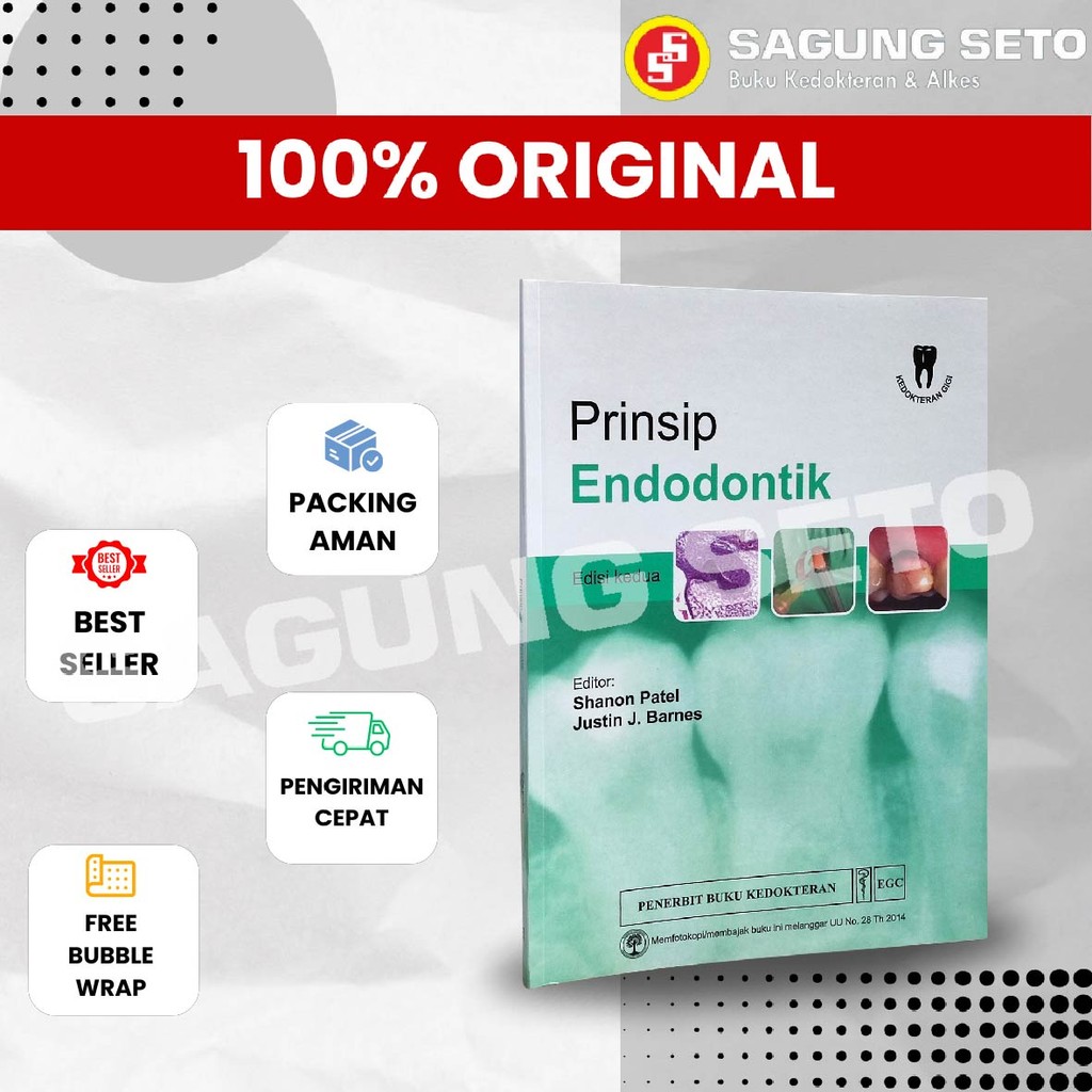 PRINSIP ENDODONTIK EDISI 2  / BUKU KEDOKTERAN GIGI  - SHANON PATEL