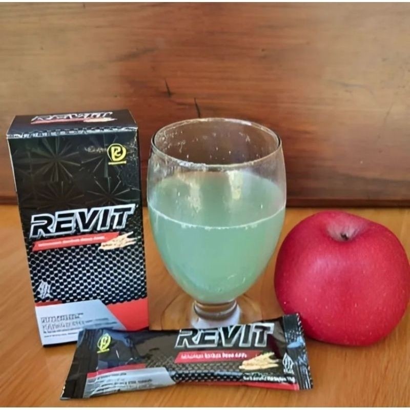 

REVIT by renner minuman serbuk rasa apel (khusus orang dewasa) 1box isi 4 sachet