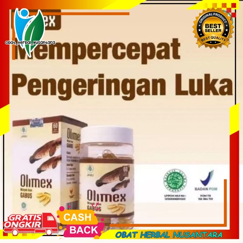 Minyak Ikan Gabus Olimex Kuthuk Kutuk Luka Operasi Caesar Mengencangkan Kulit Pasca Melahirkan Ori 1