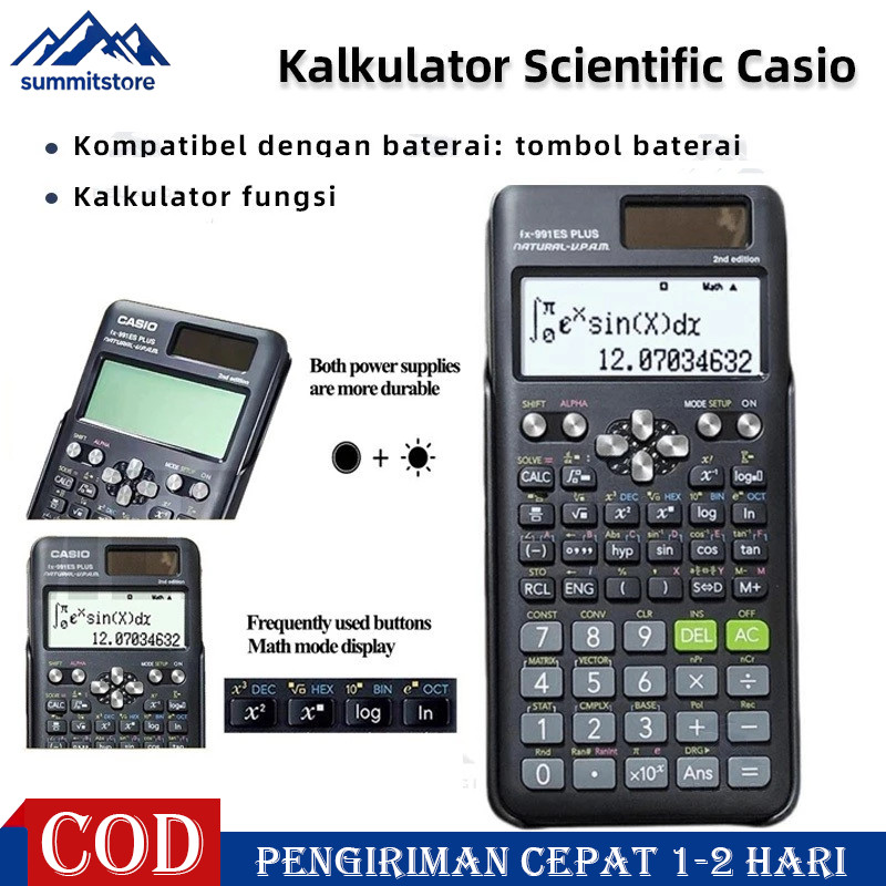 

Kalkulator Scientific Casio ilmiah FX-991EX/991ES-Plus Kalkulator Casio Scientific Calculator Casio Scientific/40 Konstanta Rumus Kalkulator Scientific Casio FX-991EX Kalkulator Scientific Casio ilmiah FX-991EX Classwiz Asli dan