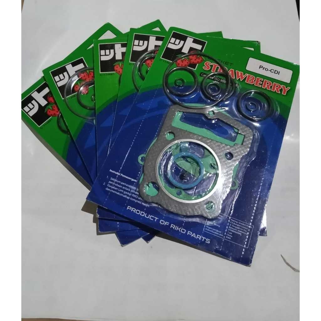 New/Paking Top Set GL Pro CDI Packing Topset Gasket Blok Silinder Head Motor Honda STRAWBERRY
