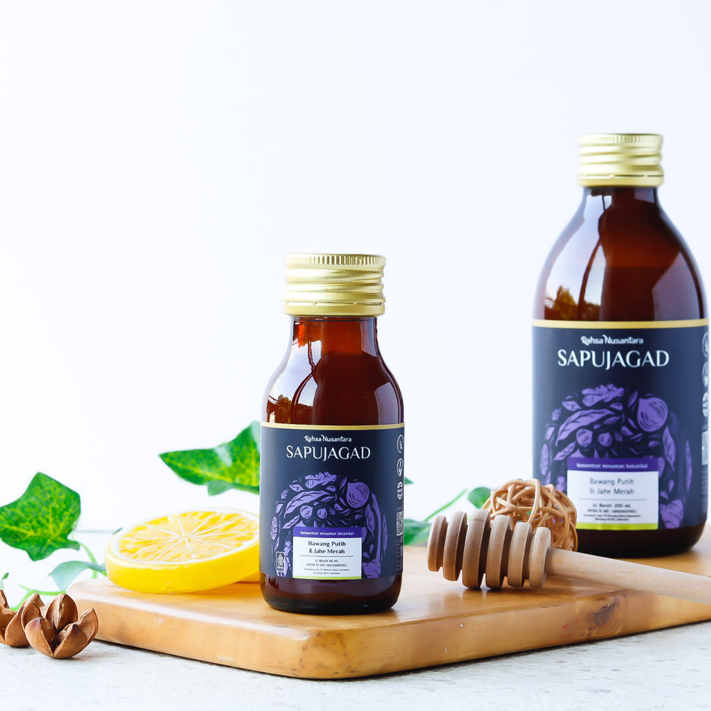 

60ML MINI Sapujagad Jamu Lemon Jahe Bawang Cuka Apel RAHSA NUSANTARA