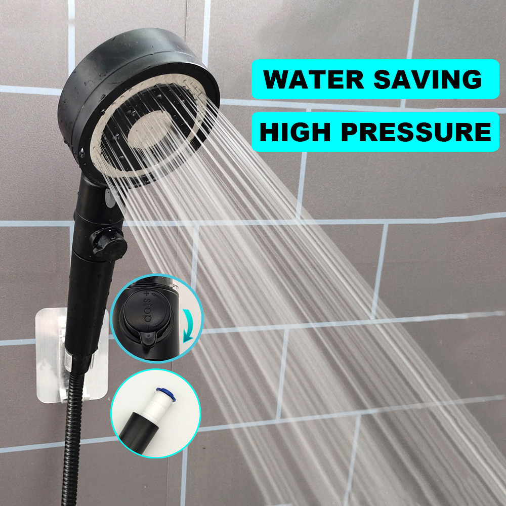 

- ZIEL Kepala Shower Mandi High Pressure Adjustable 5 Mode with Filter - Z5 -
