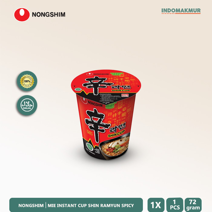 

Shin Ramyun Mie Instant Cup - Nongshim Shin Ramyun Cup