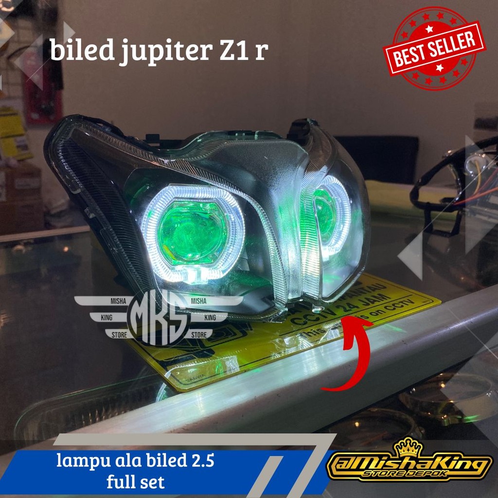 lampu biled jupiter z1 robot 2.5 full set tinggal pasang