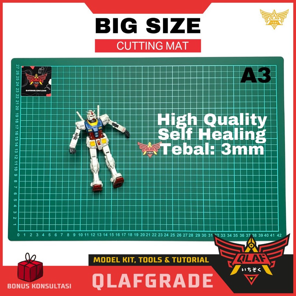 

Cutting Mat A3 SDI ALAS GUNDAM GUNPLA LARGE BESAR Terbaik