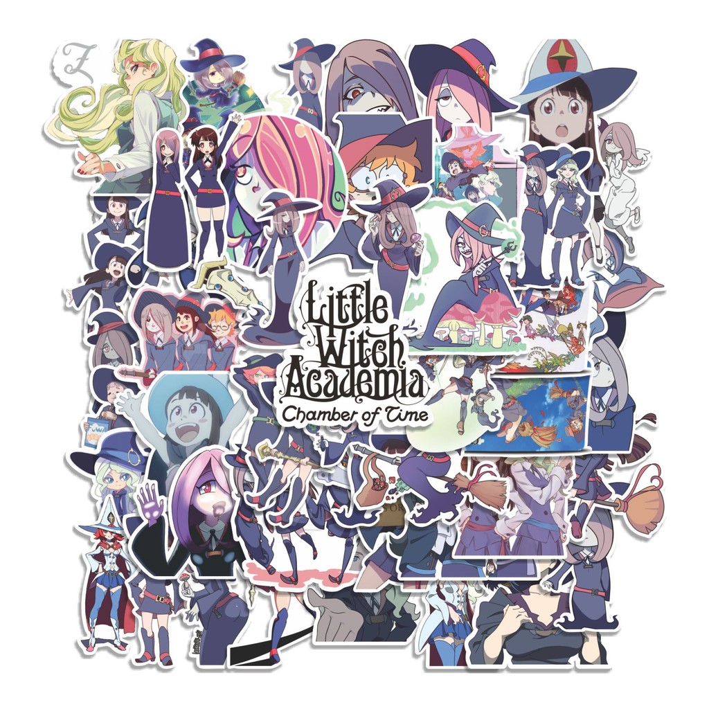 

COD 50 Pcs Stiker LITTLE WITCH ACADEMIA ANIME Lucu Anti Air Untuk Dekorasi Notebook Sepeda Skateboard Handphone