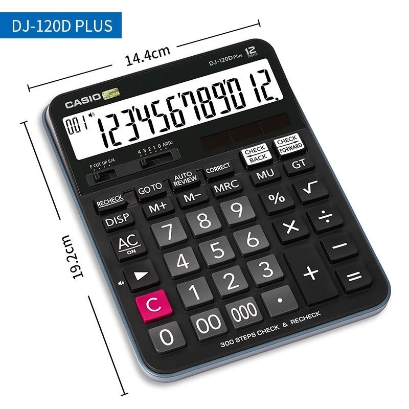 

Kalkulator Casio MJ 120D PLUS CHECK CORRECT Kalkulator Meja Check Correct 100% asli