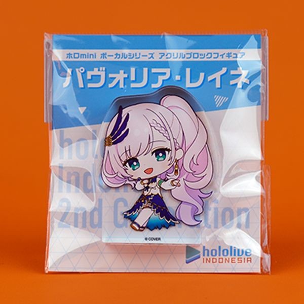 hololive ID Pavolia Reine holomini Vocal Series 2nd Generation Acrylic Block Figure