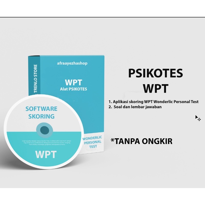 Software psikotes WPT Alat Tes Psikologi WPT Wonderlic Personnel Test bahasa indonesia