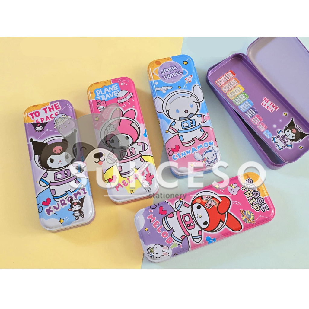 

Fancy Tempat Pensil Kaleng B-803 Pencil Case Motif Gambar Sanrio