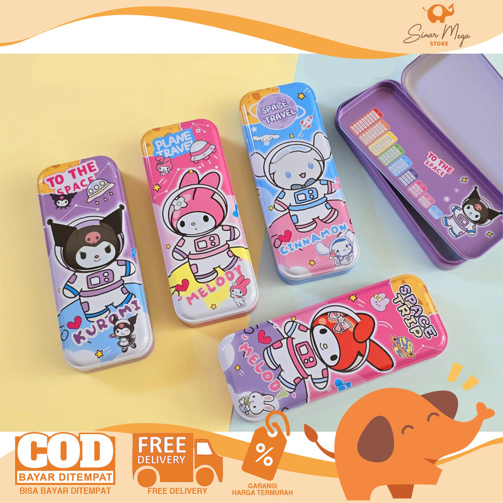

Fancy Pencil Case Kaleng B-803 Tempat Pensil Motif Sanrio Series Murah