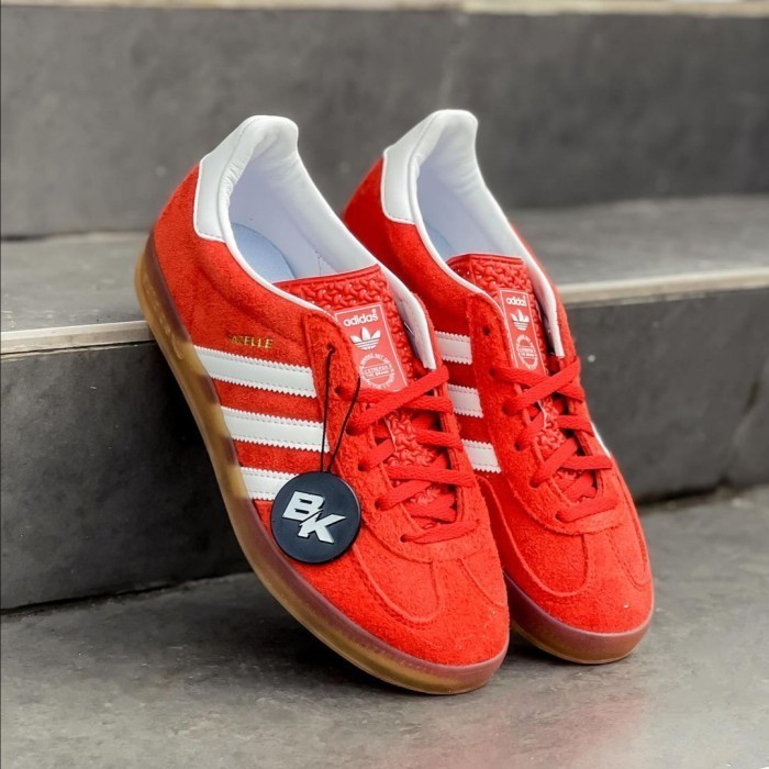 ADIDAS GAZELLE INDOOR RED BOLD WHITE