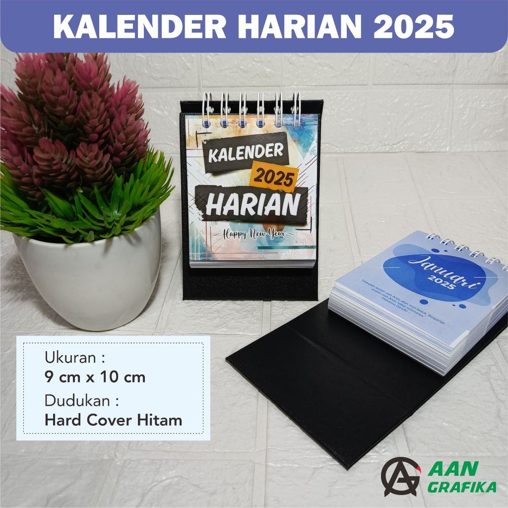 

Kalender Harian 2025 | Kalender Harian Murah - Cover Abstract