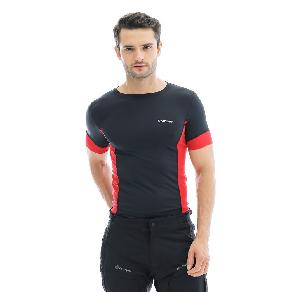 EIGER KAOS BASE LAYER BERKENDARA PRIA ENDURA S/S T-SHIRT RD COOLMAX