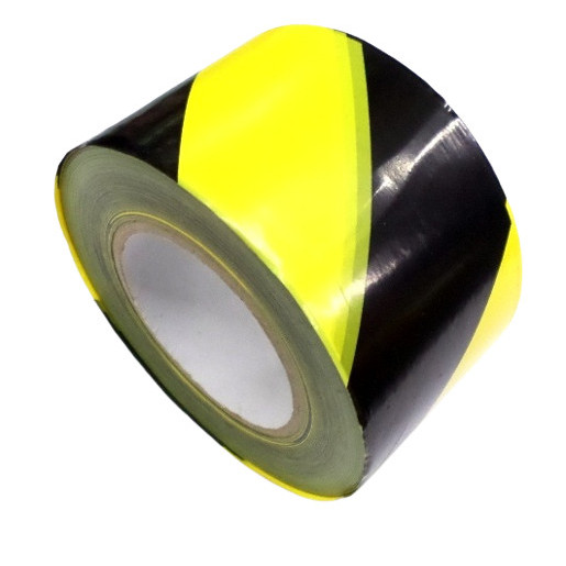 

Selotip Garis Hitam Kuning 2" 3" / Police Line Yellow Black 2" 3" - 2