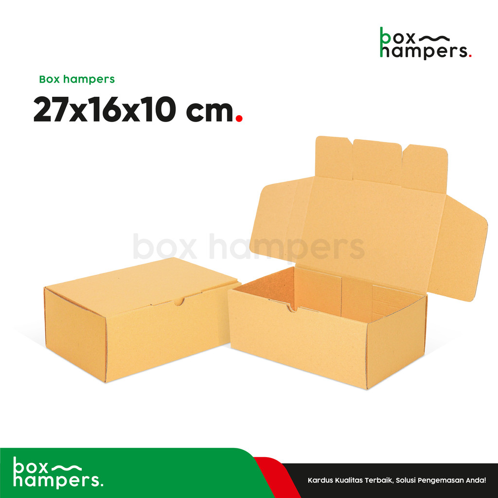 

Box 27x16x10 (BestDought-B) E Flute BoxRoti/Brownis/Kardus/kemasan/packingKarton/Hampers/Tinggi10