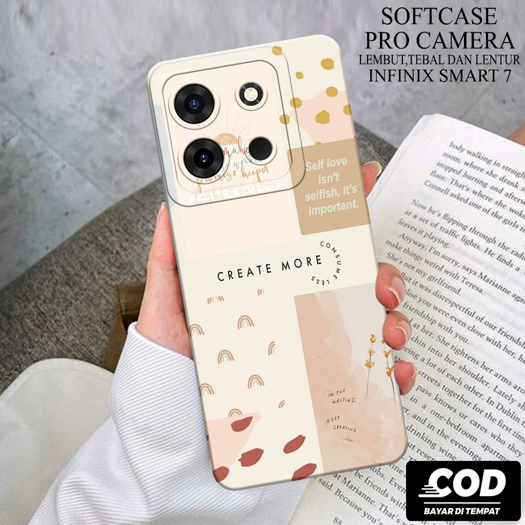 Case Hp Infinix Smart 7 2023 - Softcase Infinix Smart 7 Terbaru - Casing Infinix Smart 7 - Kesing In