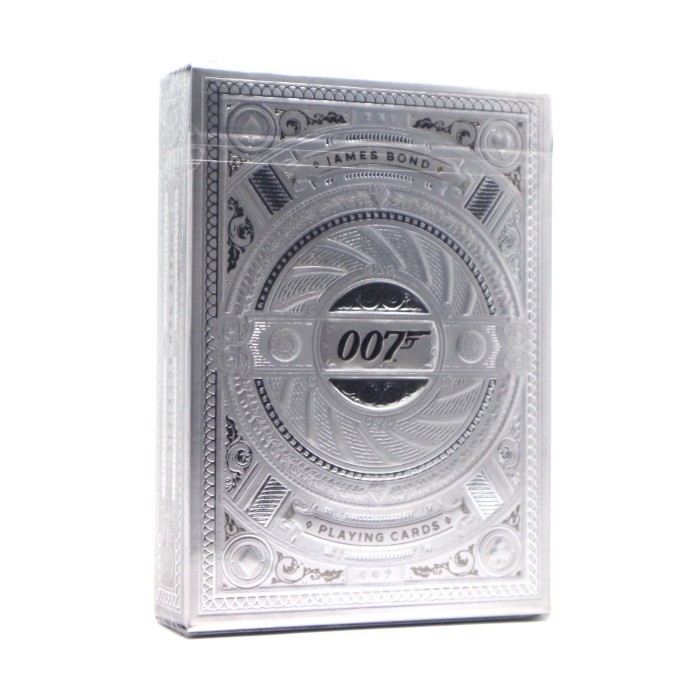 Kartu Remi James Bond 007 Silver Edition Playing Cards by Theory11