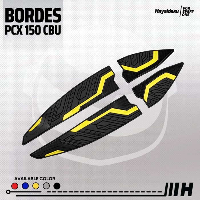 Hayaidesu PCX 150 CBU Floor Step Boardrest Karpet Motor PCX 150 CBU Bordes -  Premium Quality - Kuni