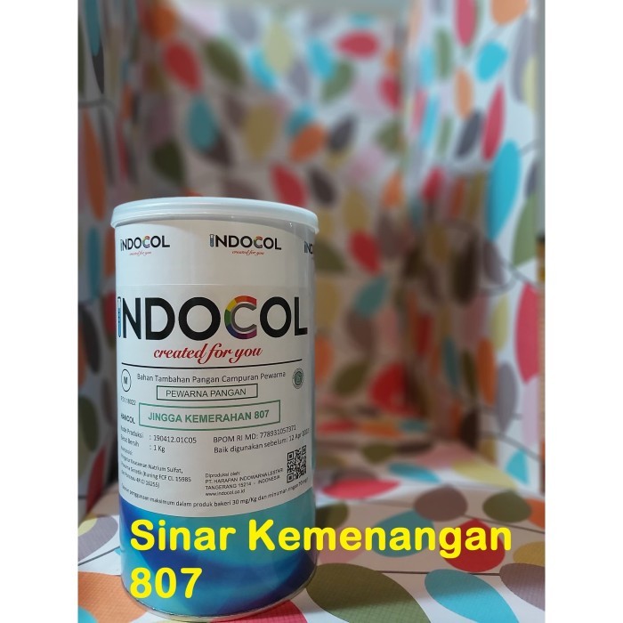 

Pewarna makanan Indocol Orange Reddish 807 - Jingga Kemerahan