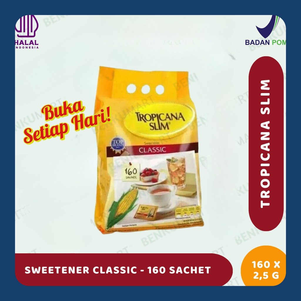 

Tropicana Slim CLASSIC Sweetener 160 sch x 2,5 gr