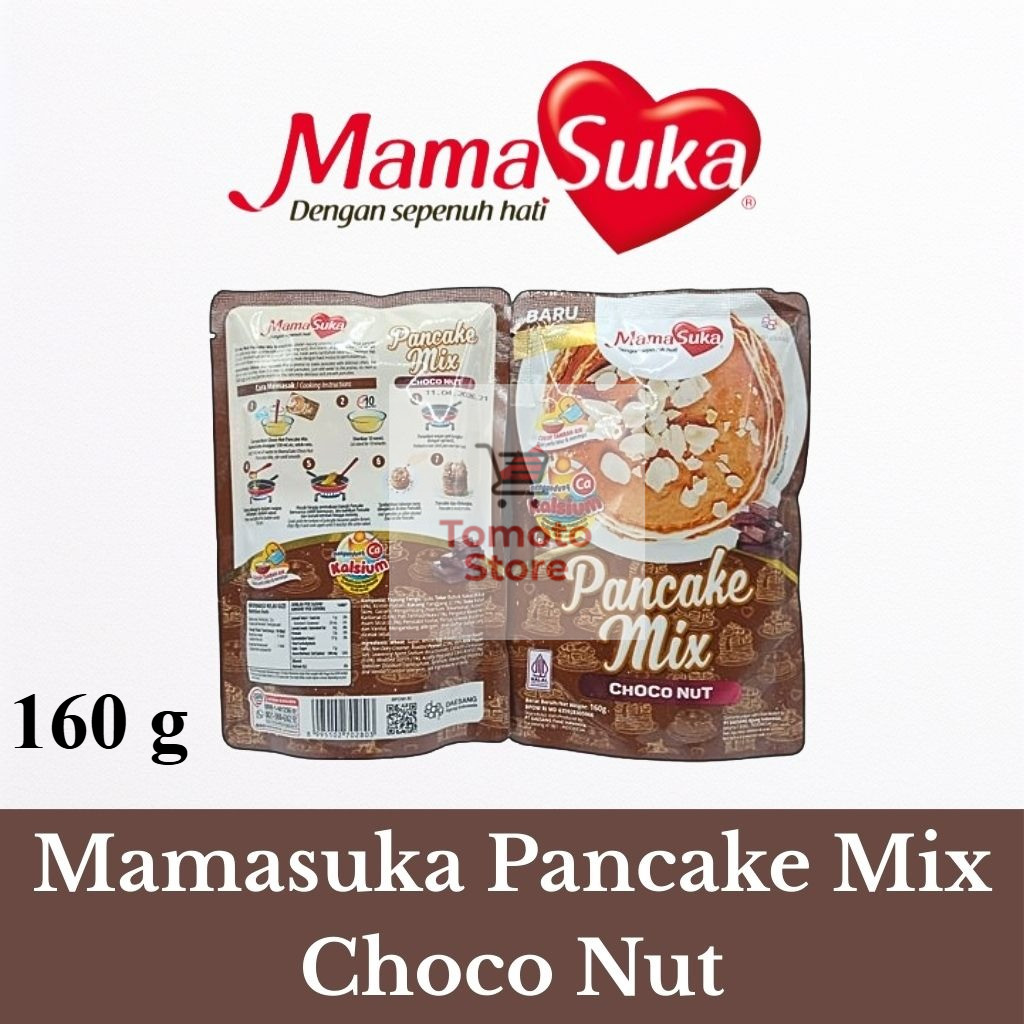 

✨ TOMOTOSTORE ✨ MAMASUKA Tepung Pancake Mix Choconut 160 gr