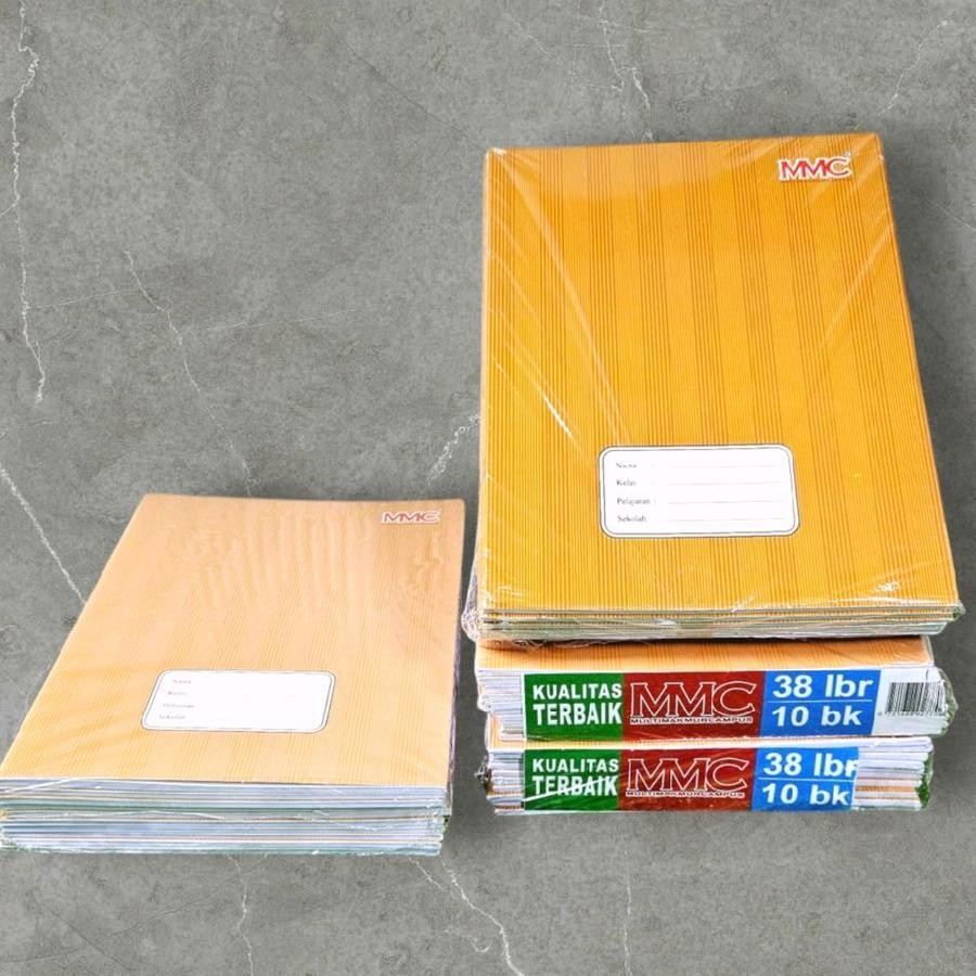 

BUKU TULIS CRAFT COVER SAMPUL MMC 38 LEMBAR (1 PACK ISI 10 BUKU)