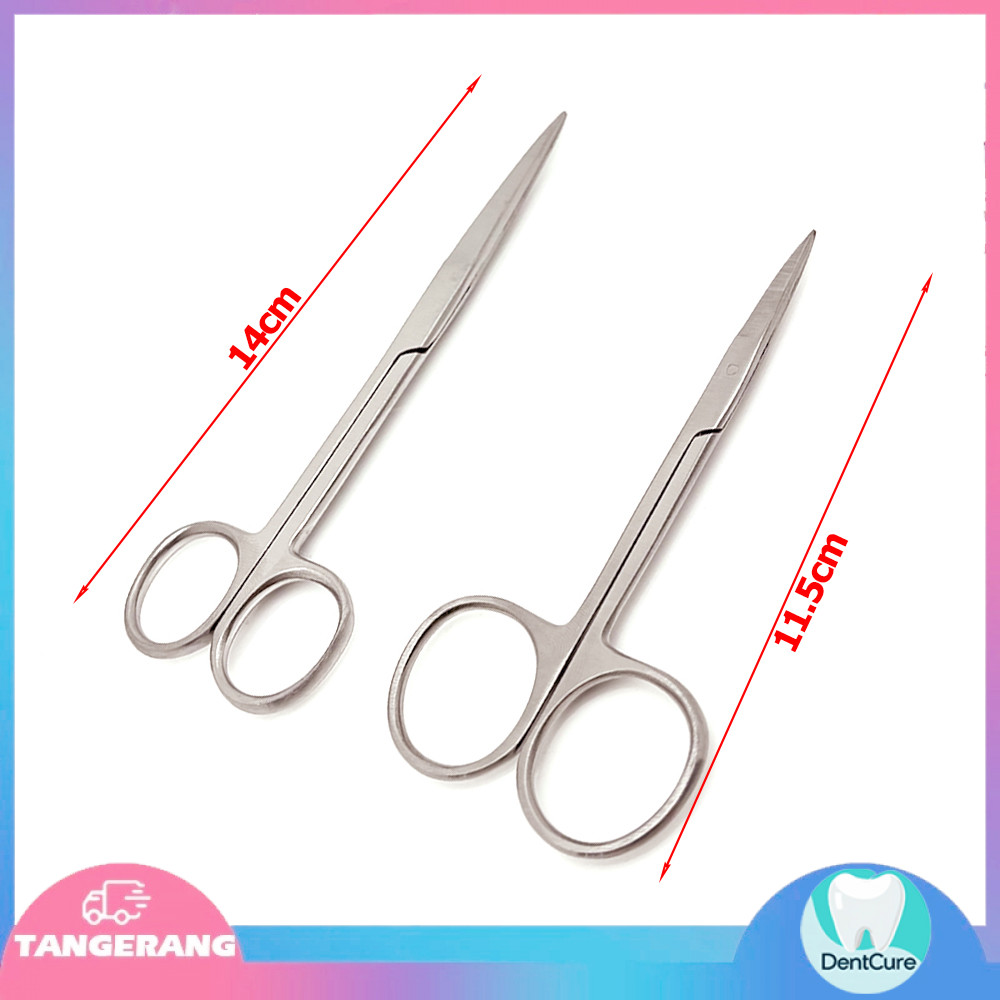 iris scissor / lurus gunting iris / gunting operasi mata jaringan gum / gunting gusi / gunting bedah