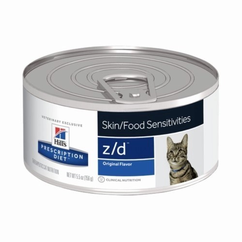[SUNNYPAWS] Hills Science Diet z/d Skin Food Sensitivities 156 GR Prescription Wet Cat Food Makanan 