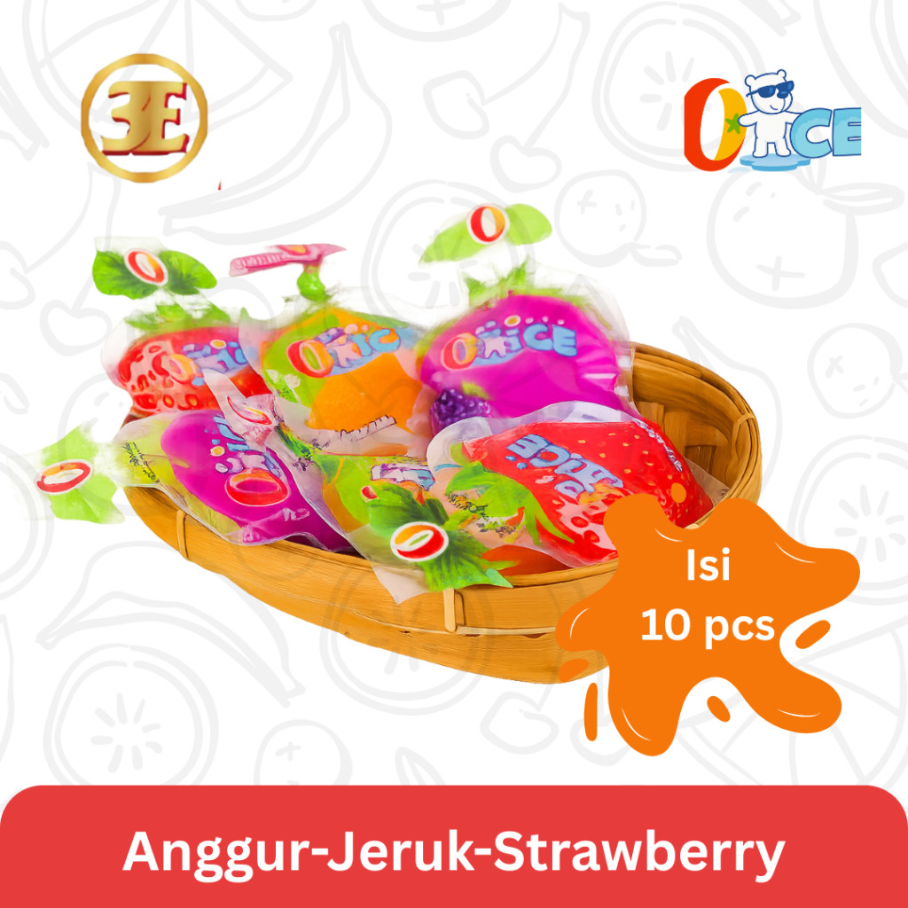 

O-Ice Pack Assorted (Anggur - Jeruk - Strawberry)