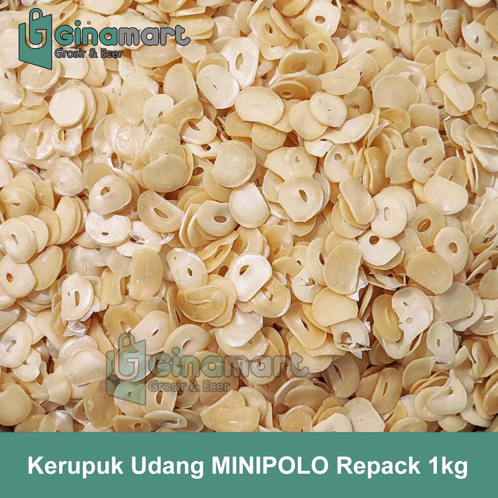 

Kerupuk Udang Special Mentah Minipolo Repack 1kg