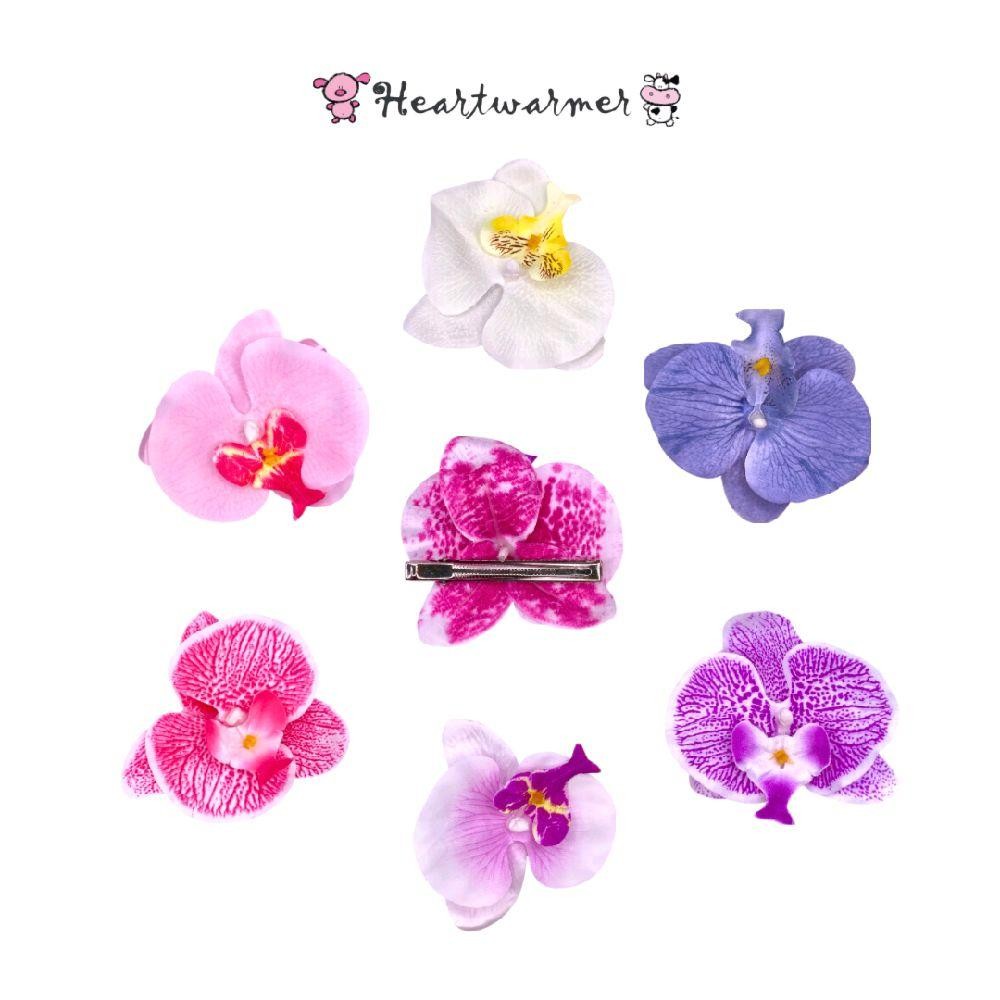 Jepit Rambut Bunga Anggrek Besi Ukrn Besar