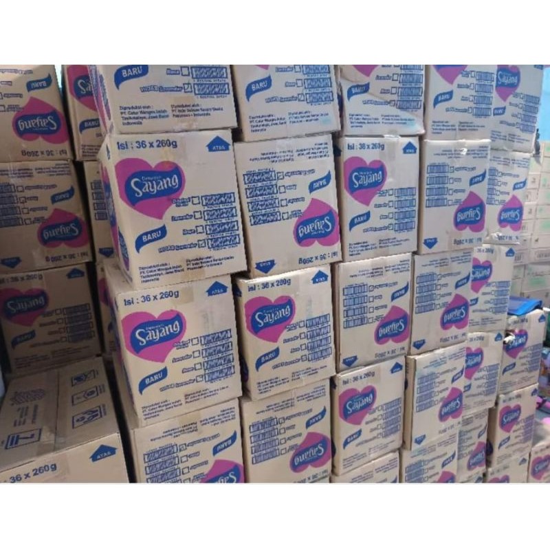 sabun sayang detergent 1 dus isi 36cs (220)gram mura banget