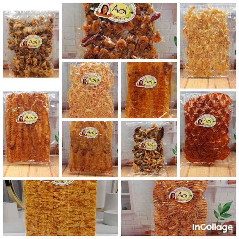 

NEW Ready Stock Sotong Kering/Juhi Bakar/ Squid Pedas/ Baby Crab Tomyam /teri Aoi Bangkok PREMIUM