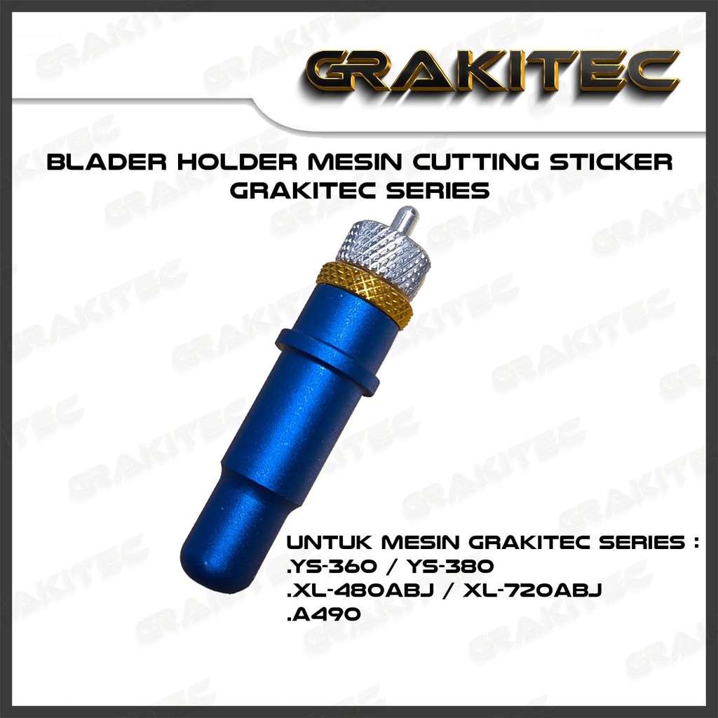 

Grakitec Blade Holder / Rumah Jarum / Pisau Mesin Cutting Sticker Grakitec Servo / K-1200 JK / XL / XL PRO / GC / YS / A490 / Servo / K-1200 Series - GS / XL / A490 Sale