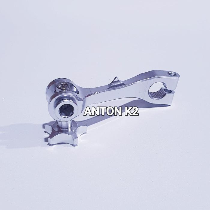 PAHA REM/TUAS REM BELAKANG VARIASI MOTOR BEAT/BEAT ESP ISS/BEAT STREET - Silver, All size