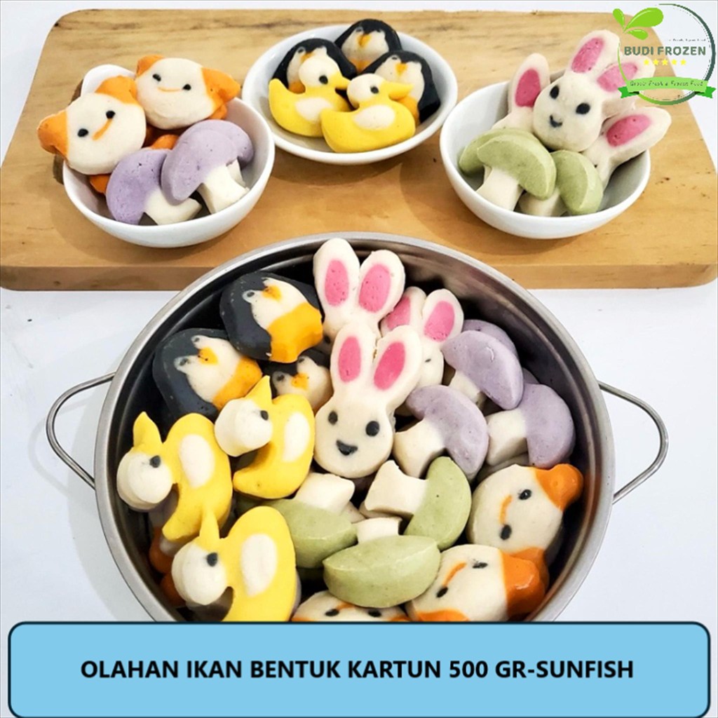 

OLAHAN IKAN BENTUK KARAKTER CARTOON 500 GR - SUNFISH